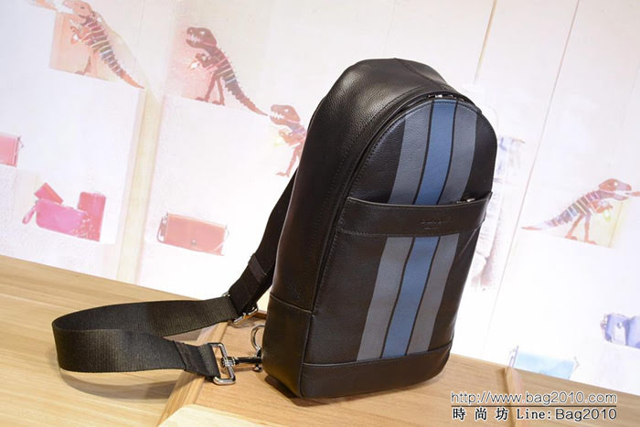 COACH蔻馳 72226 全皮胸包 時尚經典 單肩包 男女同款  Chz1479